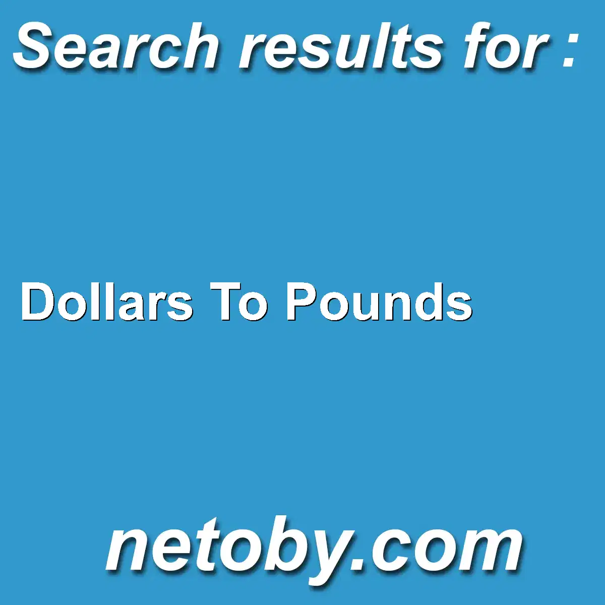 ﻿Dollars To Pounds