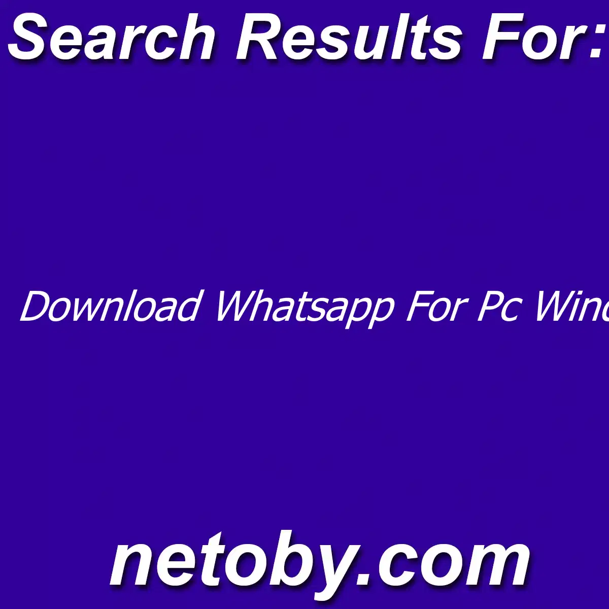 ﻿Download Whatsapp For Pc Windows 7