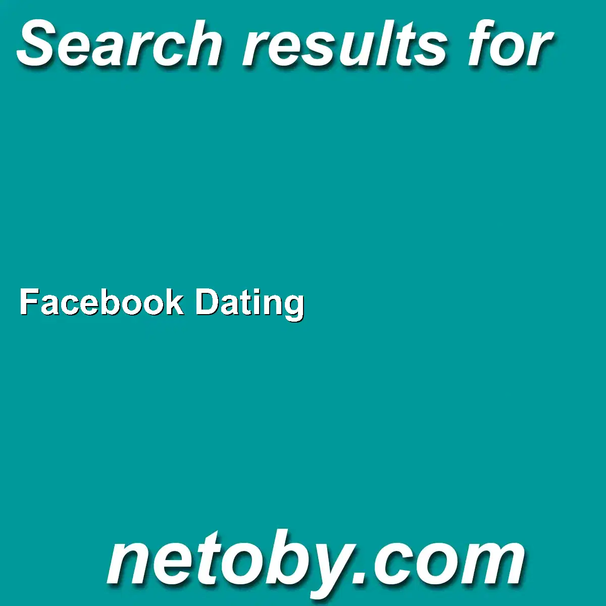 ﻿Facebook Dating