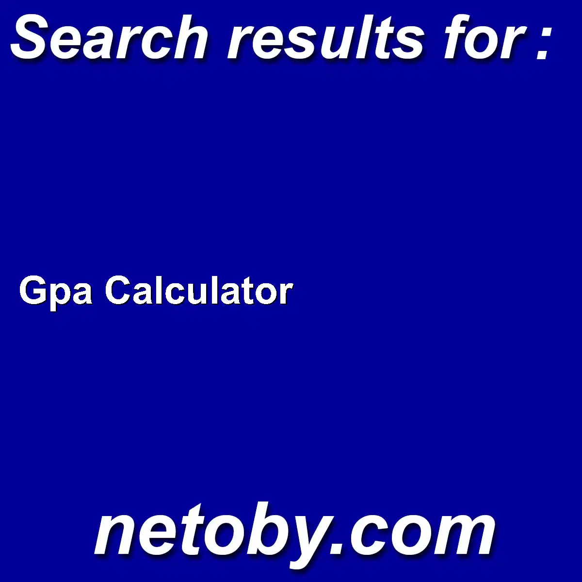 ﻿Gpa Calculator