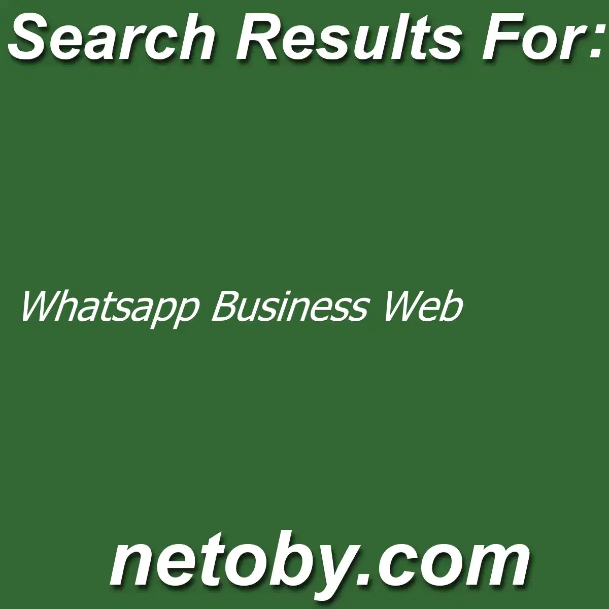 ﻿Whatsapp Business Web
